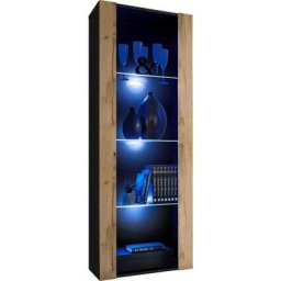 Open Vertical 159 Noir Mat & Wotan Mat LEDs Multicouleur avec télécommande - Noir Mat & Wotan Mat