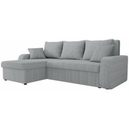 Canapé d'angle Miami 195, Poso 110, Fonction de couchage, Boîte de literie, 238x147x80cm - Poso 110