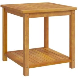 Table d'appoint Bois d'acacia massif 45 x 45 x 45 cm Vidaxl n/a