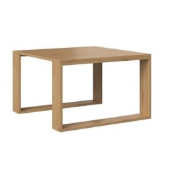 ALADA - Table basse carrée style industriel - 67x67x40 cm - Table à café Chêne artisan - Chêne