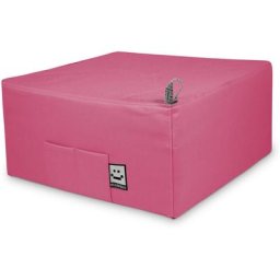 Pouf Lit 1 place Similicuir Indoor Fuchsia Happers Unique Fuschia - Fuschia