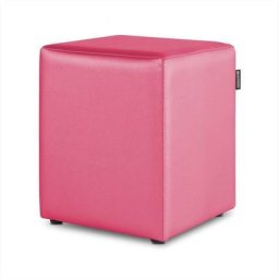 Pouf Cube Similicuir Fuchsia pack 2 unités Fuschia - Fuschia