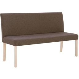 Banc 139,5 cm Marron Polyester Vidaxl Marron