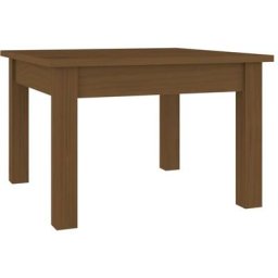 Table basse Marron miel 45x45x30 cm Bois massif de pin Vidaxl marron miel