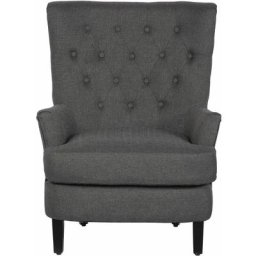 Fauteuil Arhus - 1 place - Gris foncé - Gris foncé.