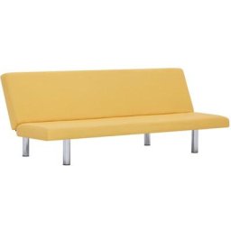 Vidaxl - Canapé-lit Jaune Polyester Yellow
