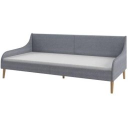 Vidaxl - Cadre de lit de jour Tissu Gris clair Light grey