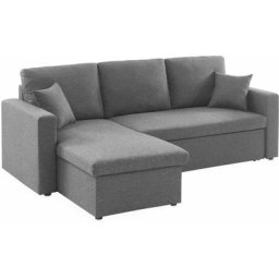 Alice's Garden - Canapé d'angle convertible en tissu - ida - 3 places, fauteuil d'angle réversible
