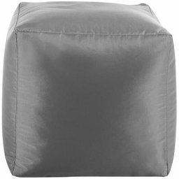 Pouf Cube, Repose-Pieds - Grand, 38cm x 38cm, Textile Tissé, Résistant à l'eau, Poufs d'intérieur