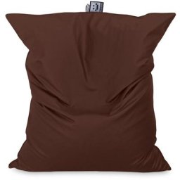 Big Pouf Similicuir Outdoor Marron Happers Marron
