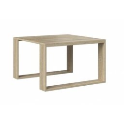 Alada - Table basse carrée style industriel - 67x67x40 cm - Table à café Sonoma - Sonoma