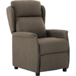 Fauteuil inclinable Taupe Tissu Vidaxl Taupe