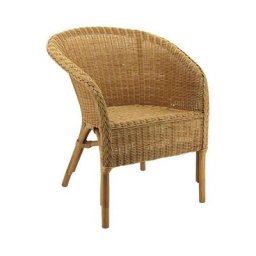 Fauteuil moelle de rotin Coïncidence - Miel