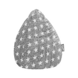 Pouf Fluffy Stars xl Gris - Gris