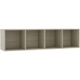 Bibliothèque/Meuble tv Chêne sonoma 143 x 30 x 36 cm Vidaxl Chêne sonoma