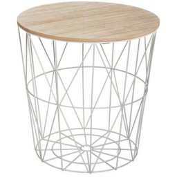 Table de café grise métal Kumi Atmosphera créateur d'intérieur - Gris