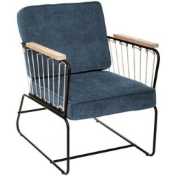 Fauteuil Chen Ege Anzio Atmosphera créateur d'intérieur - Bleu