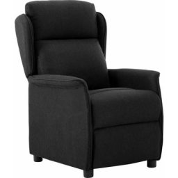 Fauteuil inclinable Noir Tissu Vidaxl Noir