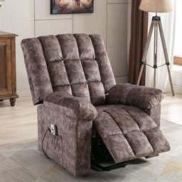 Fauteuil de relaxation électrique fauteuil releveur inclinable 160o avec repose-pied ajustable,