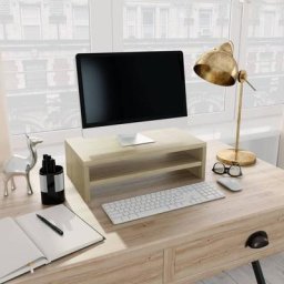 Banc tv Moderne - Support de moniteur Chêne sonoma 42 x 24 x 13 cm Aggloméré FR8674