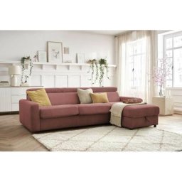 Canapé d'angle convertible Bobochic Canapé d'angle réversible convertible coffre monaco velours