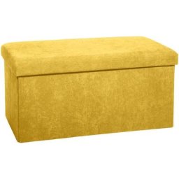 Pouf Pliant Ocre Atmosphera créateur d'intérieur - Ocre