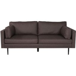 Boom Canapé 3 personnes simili cuir, marron. - Marron