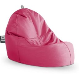 Pouf Lounge Similicuir Indoor Fuchsia Happers - Fuschia