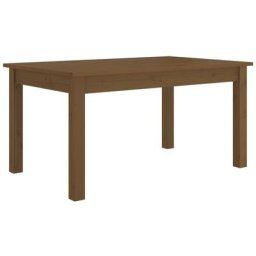 Table basse Marron miel 80x50x40 cm Bois massif de pin Vidaxl marron miel