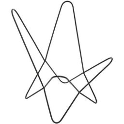 Structure Fauteuil Papillon Atmosphera créateur d'intérieur - Noir