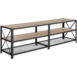 Meuble bas - Meuble de télévision de style industriel, buffet de télévision, banc de télévision