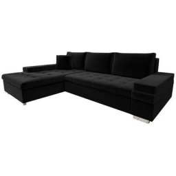 Canapé d'angle Miami 113, Kronos 07, Fonction de couchage, Boîte de literie, 274x182x83cm - Kronos