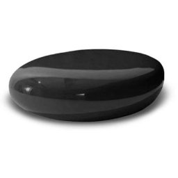 Table basse de salon noire - Galet Designetsamaison Noir