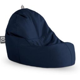 Pouf Lounge Similicuir Indoor Marine Happers - Marine