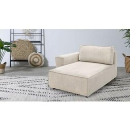 Canapé modulable Bobochic Méridienne avec accoudoir pour canapé modulable nihad tissu velours