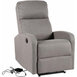 Fauteuil électrique inclinable relax gris - Gris