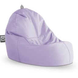 Pouf Lounge Similicuir Indoor Mauve Happers Lavande