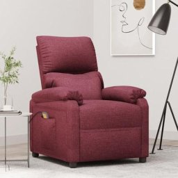 Fauteuil Relax électrique - Moderne - Moderne Fauteuil de massage inclinable Rouge bordeaux