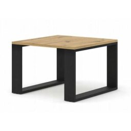 Table basse luca 60x60 cm chêne artisanal