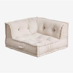 Sklum - Canapé d'Angle Modulable en Coton Dhel Beige nude - Beige nude