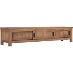 Vidaxl - Meuble tv 150 x 30 x 30 cm Bois de teck massif Brun