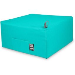 Pouf Lit 1 place Similicuir Indoor Turquoise Happers Unique Turquoise - Turquoise
