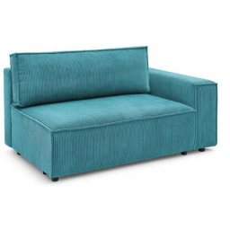 Canapé modulable Bobochic Chauffeuse 2 places avec accoudoir pour canapé modulable nihad tissu