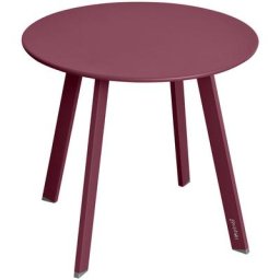 Hesperide - Table d appoint Saona bordeaux mat D50cm - Hespéride - Bordeaux
