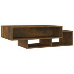 Table basse Chêne fumé 105x55x32 cm Bois d'ingénierie Vidaxl Chêne fumé