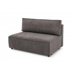 Canapé modulable Bobochic Chauffeuse 2 places sans accoudoir pour canapé modulable nihad tissu