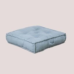 Sklum - Coussin de Canapé Modulable en Coton Dhel Bleu lavande - Bleu lavande