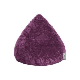 Pouf Fluffy l Aubergine - Aubergine