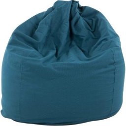 Poire en coton déhoussable Flo - Bleu canard