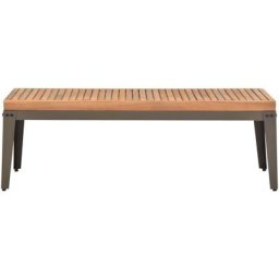 Table basse de salon, Table Café, de jardin 110x55x36 cm Bois solide d'acacia OIB9197E - Brun